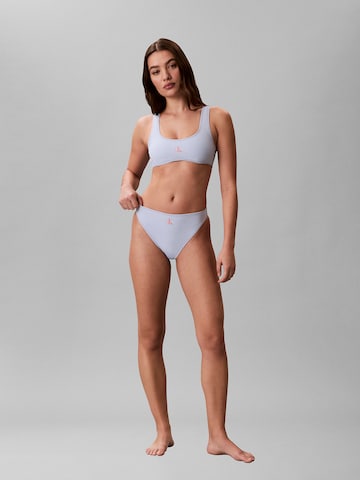Bas de bikini 'CK Monogram' Calvin Klein Swimwear en violet