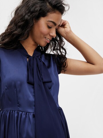 MAMALICIOUS Платье-рубашка 'Lia' в Синий