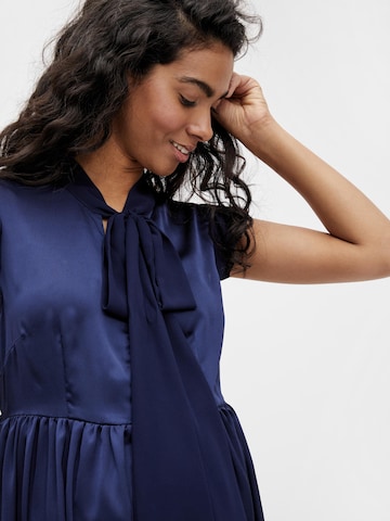 MAMALICIOUS Shirt Dress 'Lia' in Blue