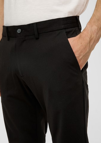 s.Oliver Tapered Broek in Zwart