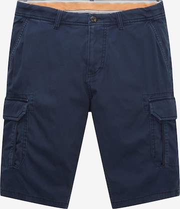 TOM TAILOR Regular Cargobroek in Blauw: voorkant