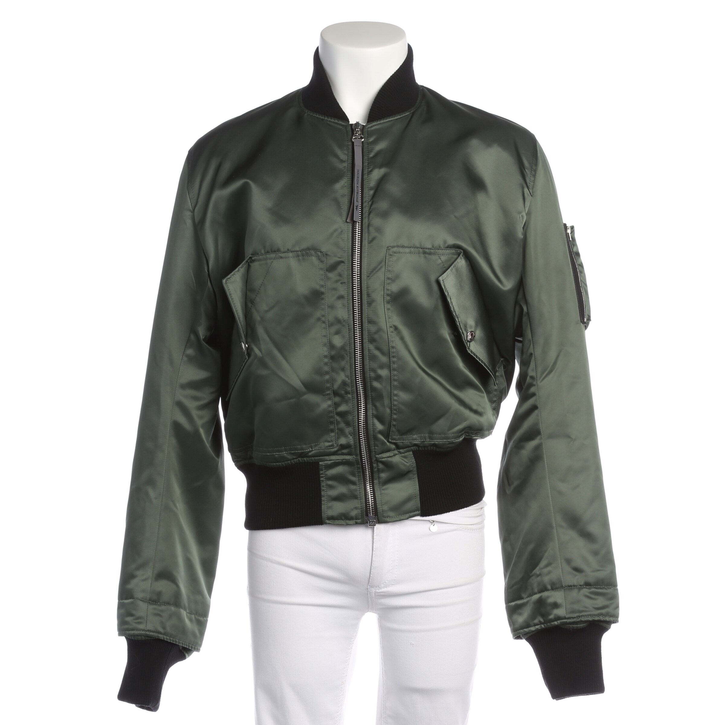 Maison Kitsuné Jacket & Coat in S in Green: front