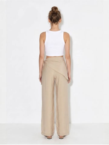 Loosefit Pantalon Bianco Lucci en beige
