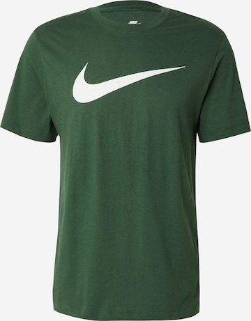 T-Shirt 'Swoosh' Nike Sportswear en vert : devant
