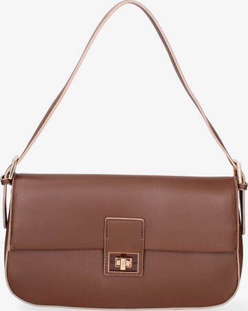 Borsa a spalla 'Borsa a Spalla Donna Calliope Ecopelle - Chiusura Girello' di Diana&Co. in beige: frontale