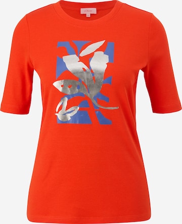 s.Oliver T-Shirt in Orange: predná strana