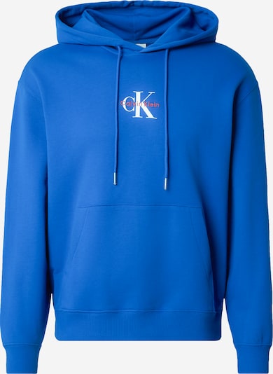 Calvin Klein Jeans Sweater majica u plava / crvena / bijela, Pregled proizvoda