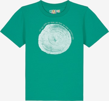 T-Shirt 'Baumscheibe' watabout.kids en vert : devant