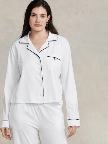 Polo Ralph Lauren Pyjama ' Long Sleeve Set ' in Grau