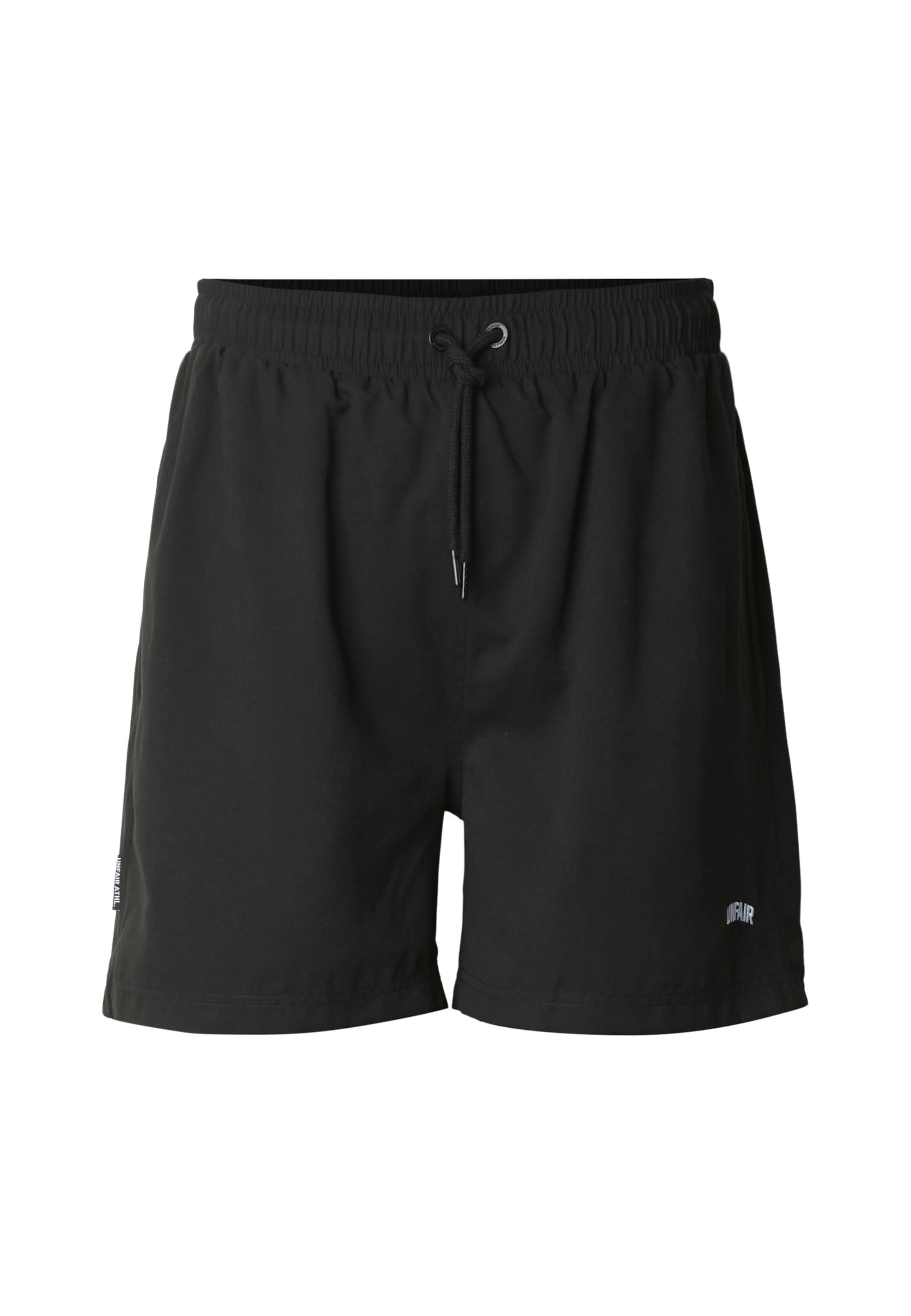 Shorts de bain Unfair Athletics en noir : devant