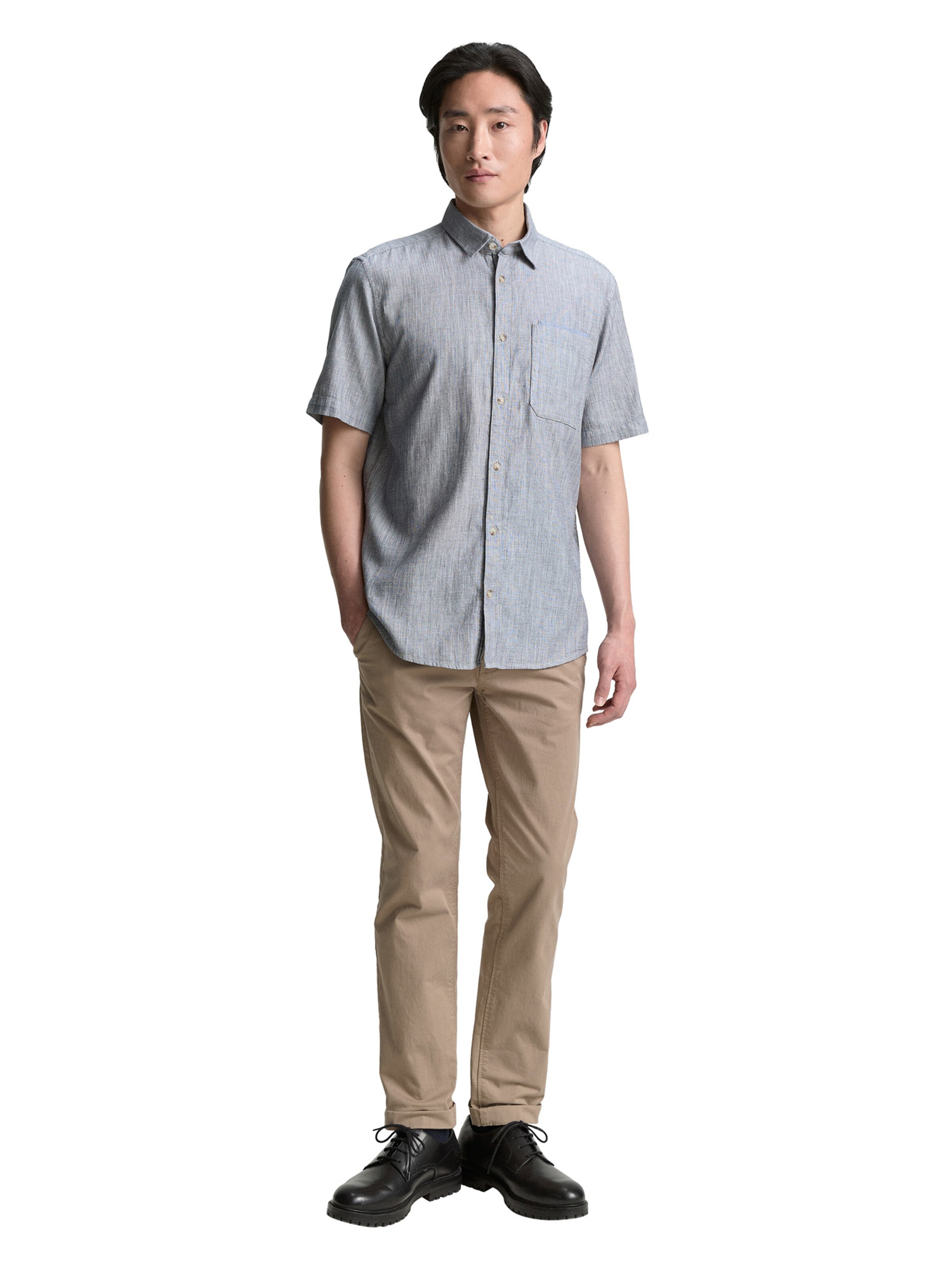 TOM TAILOR Regular fit Πουκάμισο σε μπλε