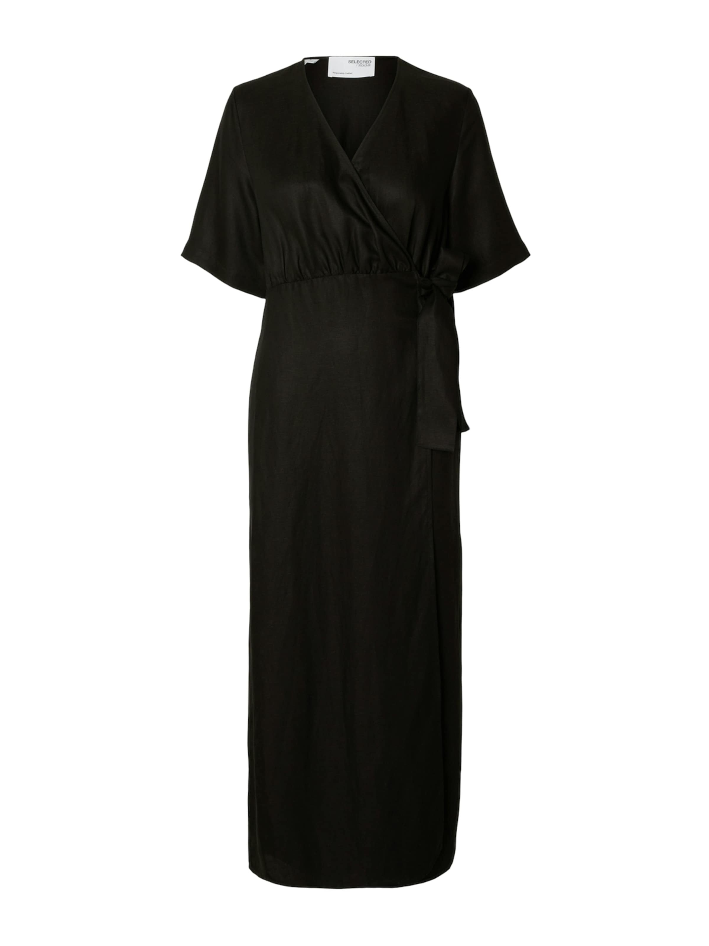 Robe SELECTED en noir : devant