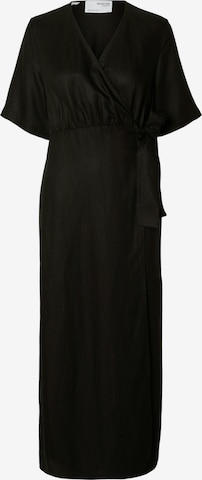Robe SELECTED en noir : devant