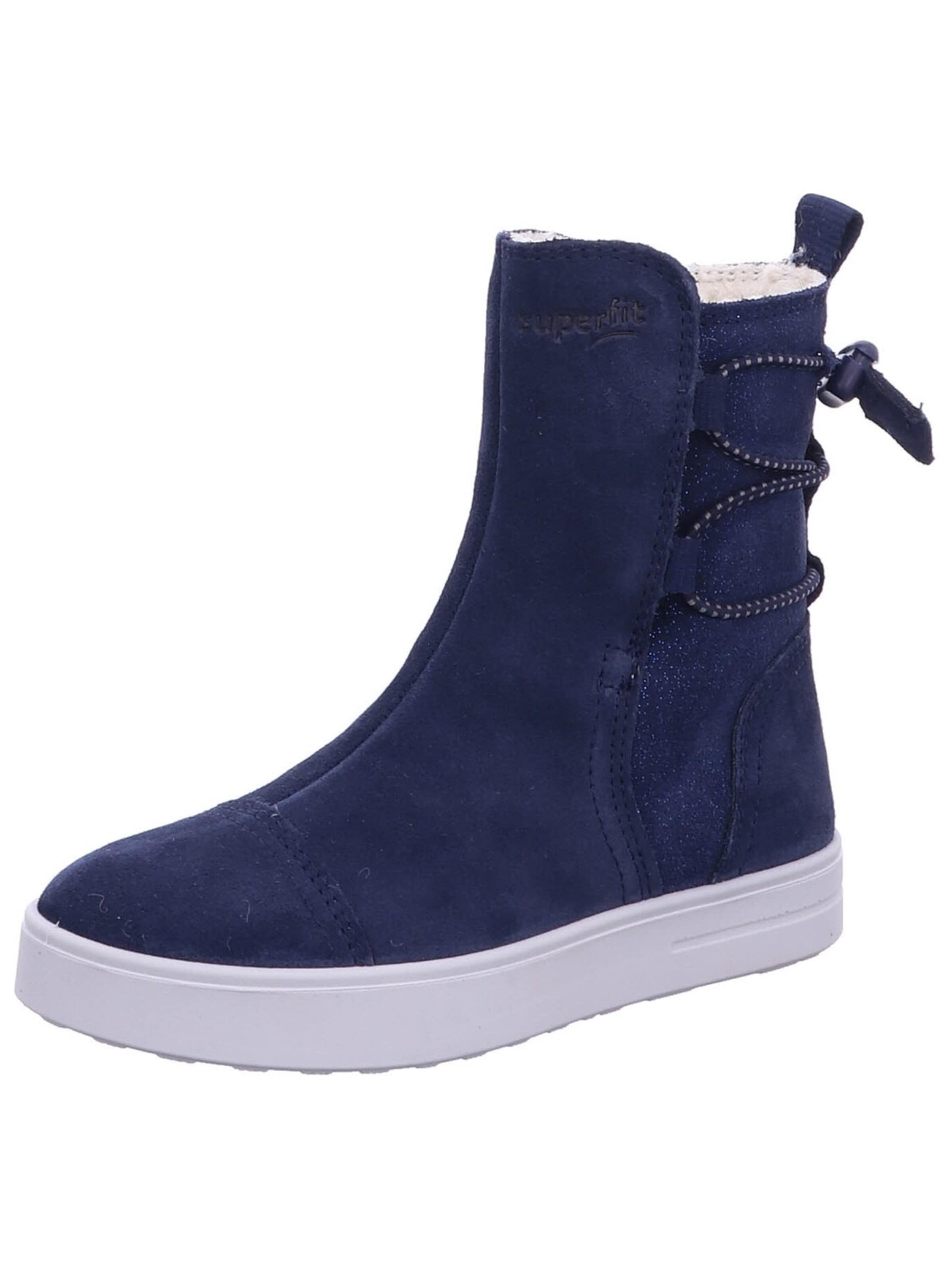 SUPERFIT Boot 'Stiefel Mädchen 1-000803 8000 Echtleder in blau' in 30 in Blue, Item view