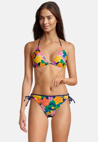 BECO the world of aquasports Triangel Bikini 'Summer Flowers' in Orange: Vorderseite