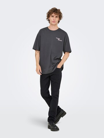 Only & Sons Футболка 'ONSNATHAN' в Серый