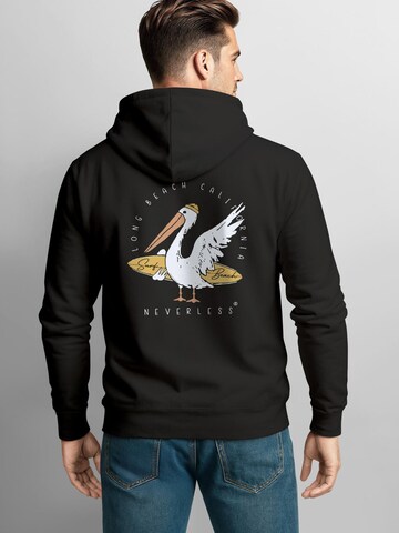 Neverless Sweatshirt 'Pelikan' in Black