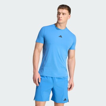 Regular T-Shirt fonctionnel 'Designed For Training' ADIDAS PERFORMANCE en bleu : devant