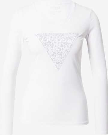 GUESS Μπλουζάκι 'LIDIA' σε λευκό: μπροστά