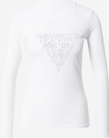 GUESS - Camisa 'LIDIA' em branco: frente