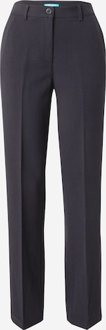 Regular Pantaloni cu dungă de la UNITED COLORS OF BENETTON pe negru: față