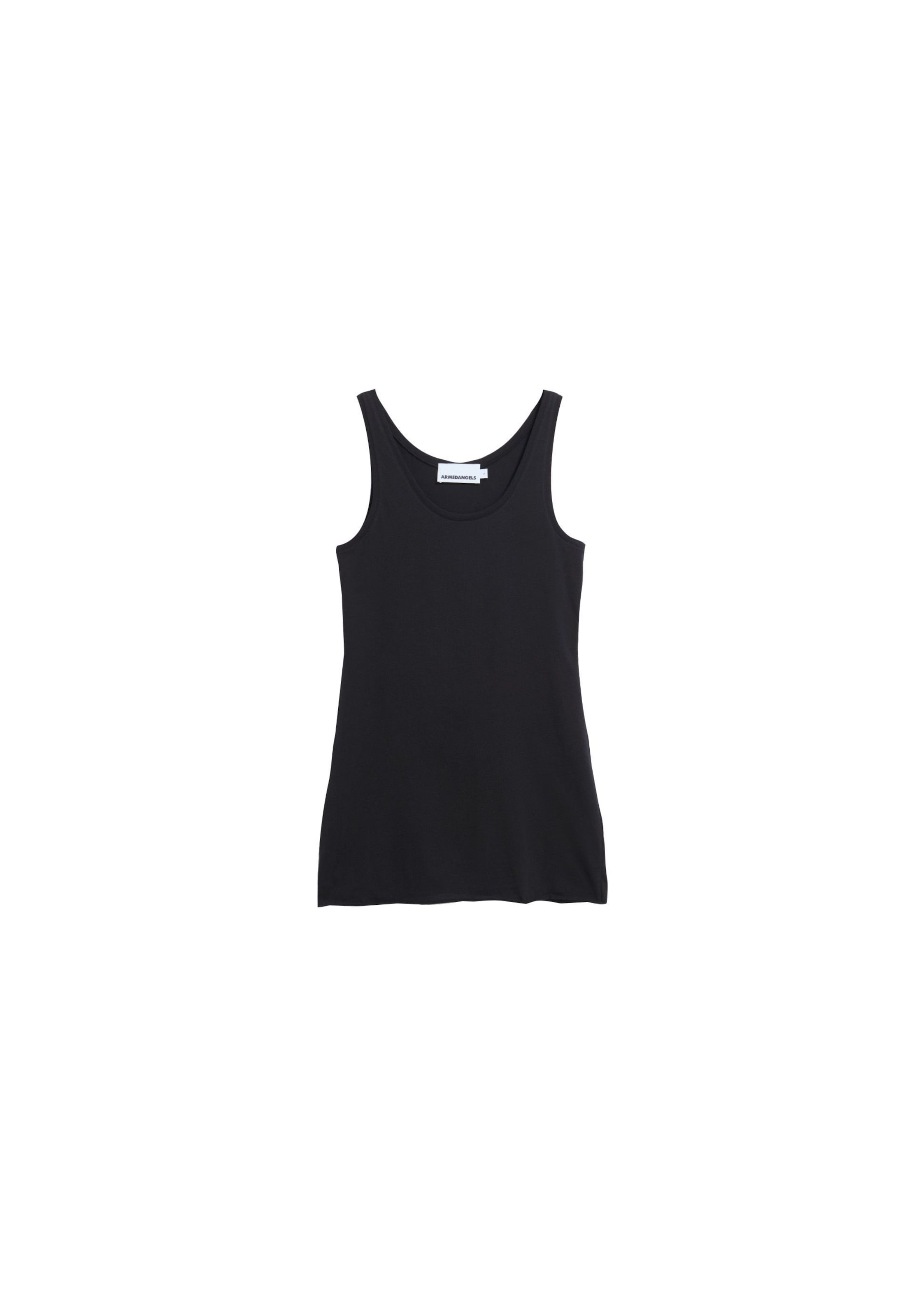 ARMEDANGELS Top in Zwart: voorkant