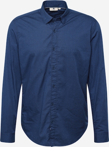 GARCIA Button Up Shirt in Blue: front