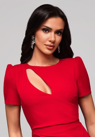 Ombre Avondjurk in Rood