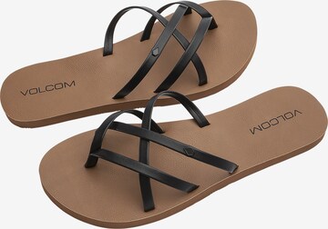 Volcom T-Bar Sandals 'New School' in Black