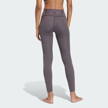 ADIDAS PERFORMANCE - Skinny Pantalón deportivo 'All Me' en marrón