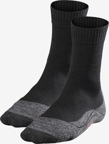 FALKE Athletic Socks in Black: front