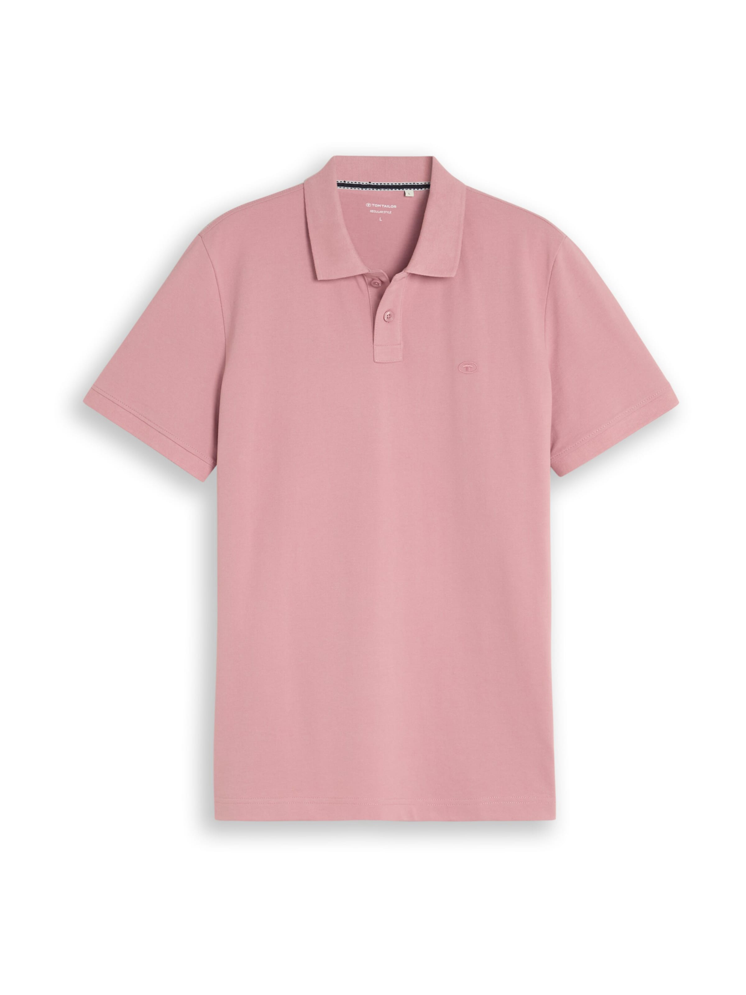TOM TAILOR Poloshirt in Pink: Vorderseite