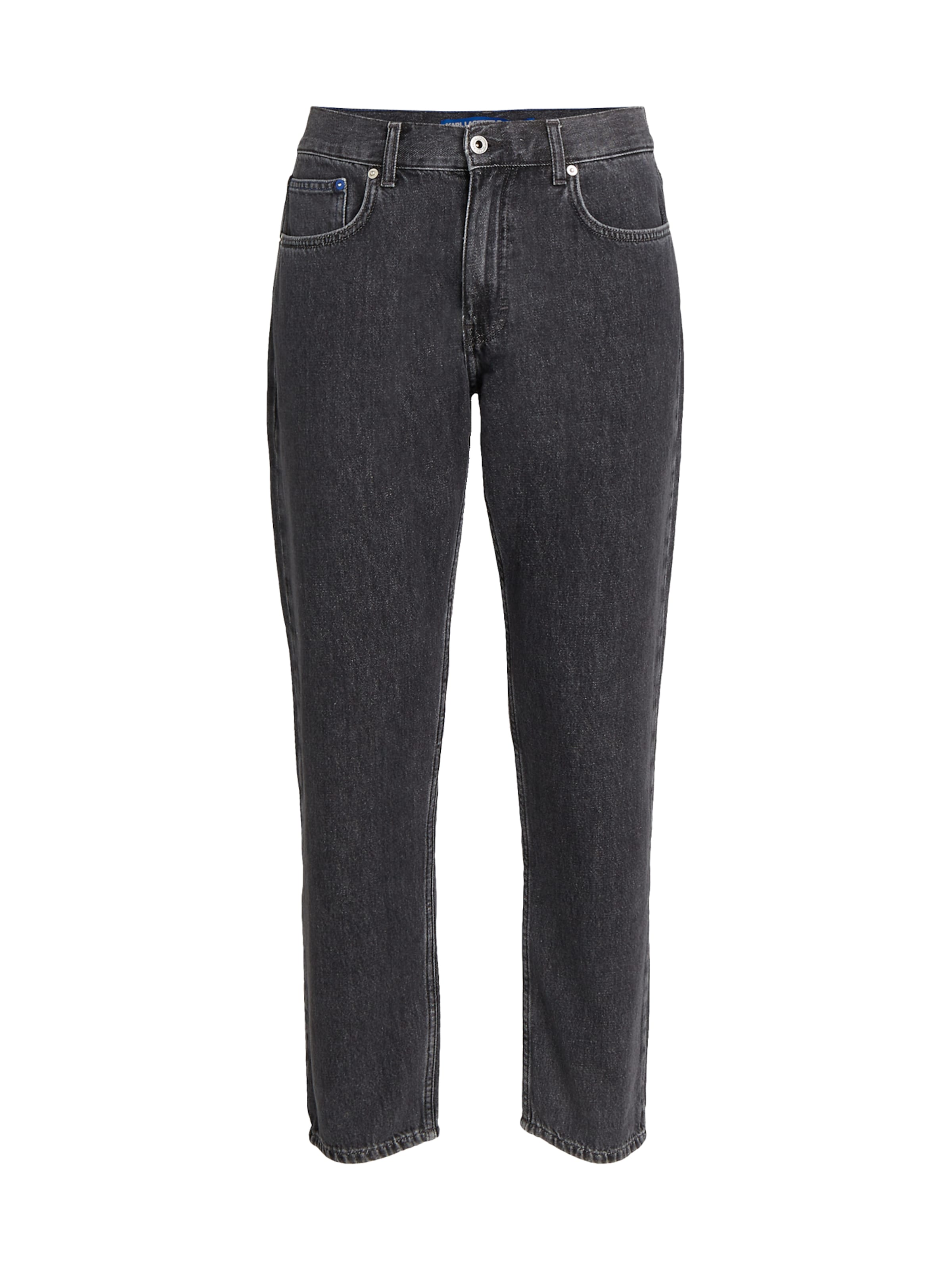 Tapered Jeans di Karl Lagerfeld in nero: frontale