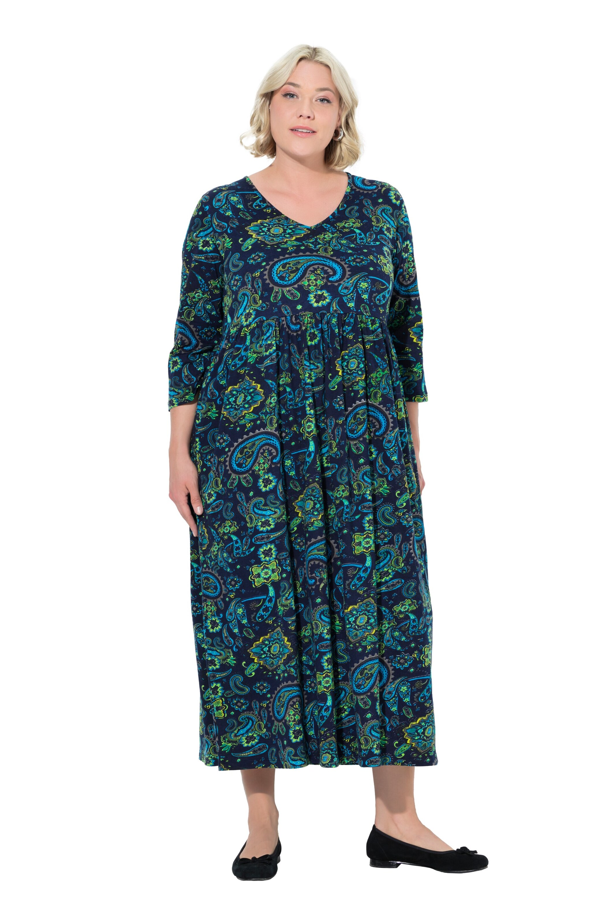 Ulla Popken Kleid in Blau: Vorderseite