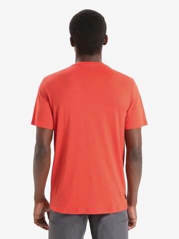 ICEBREAKER Performance Shirt 'Tech Lite II Trailhead' in Red