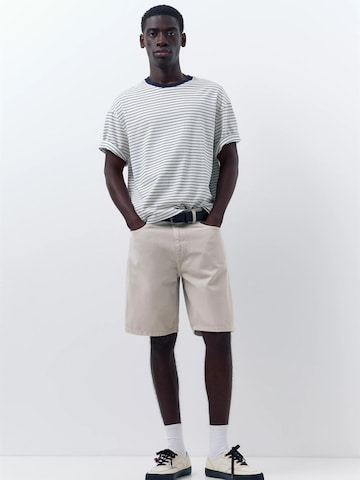 Pull&Bear Lużny krój Jeansy w kolorze szary