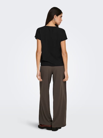 JDY Loose fit Trousers 'JDYGeggo' in Brown