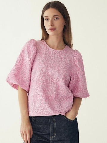 Camicia da donna ' N-Shelly Blouse ' di Noella in rosa: frontale