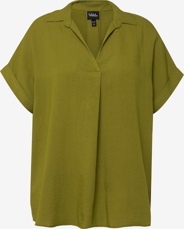 Ulla Popken Blouse in Green: front