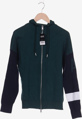 ARMANI EXCHANGE Sweatshirt & Zip-Up Hoodie in XL in Green: front