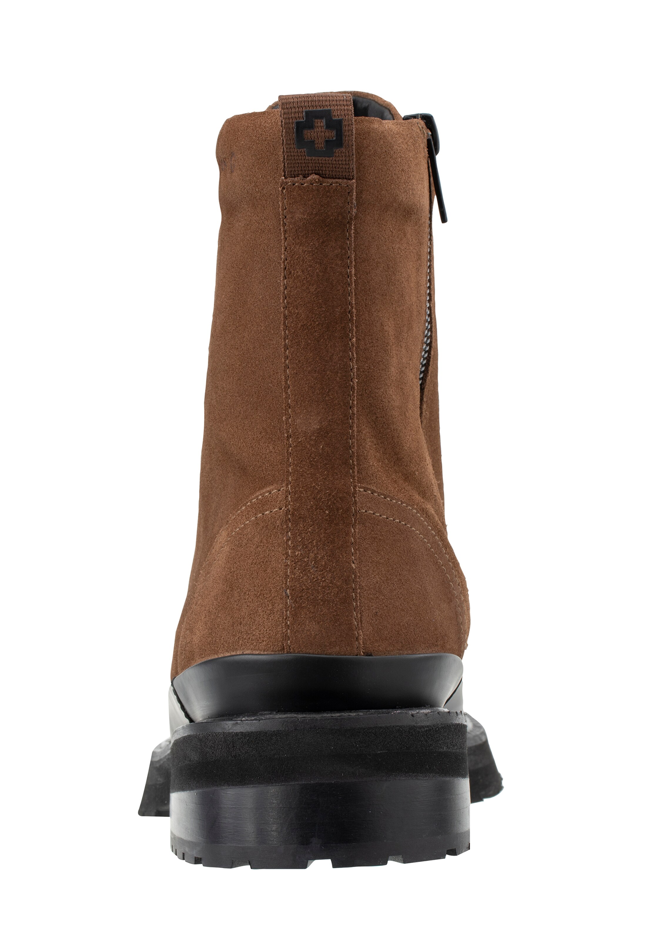 STRELLSON Lace-up boots 'Epsom Nimonico' in Brown