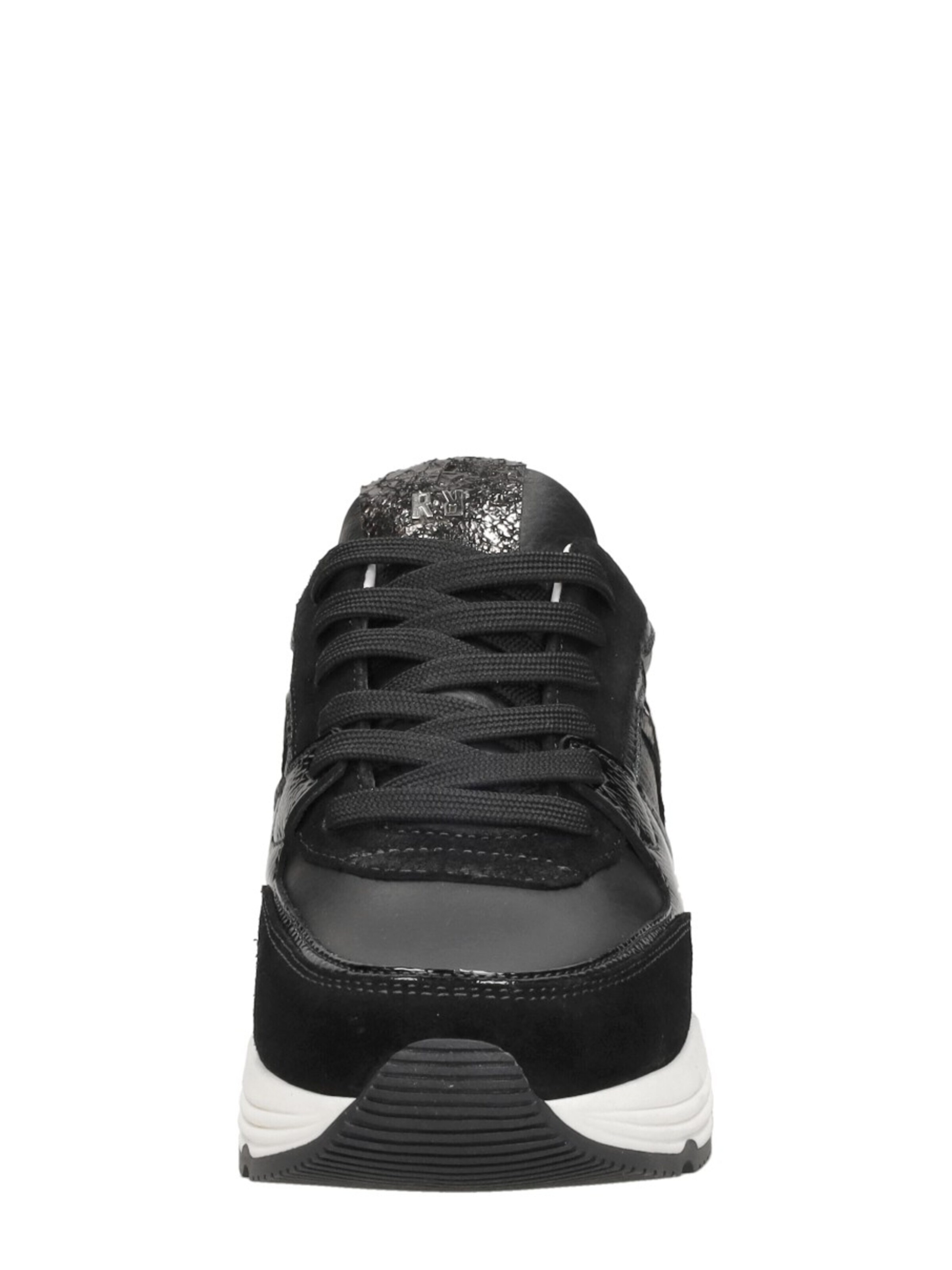 Red-Rag Platform trainers 'Laag' in Black