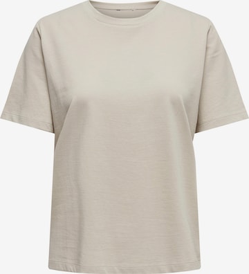 T-shirt ONLY en beige : devant