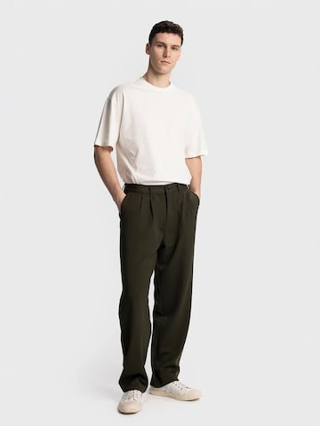 Regular Pantalon à pince Giesto en vert