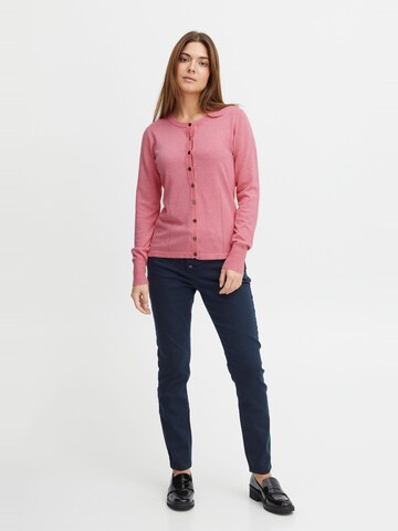 PULZ Jeans Gebreid vest 'Sara' in Roze