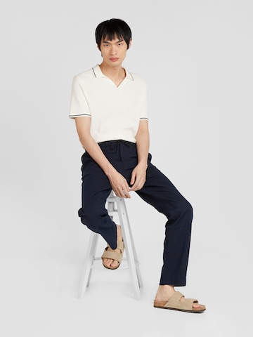 BOSS Orange Regular Pants 'Sanderson-L' in Blue