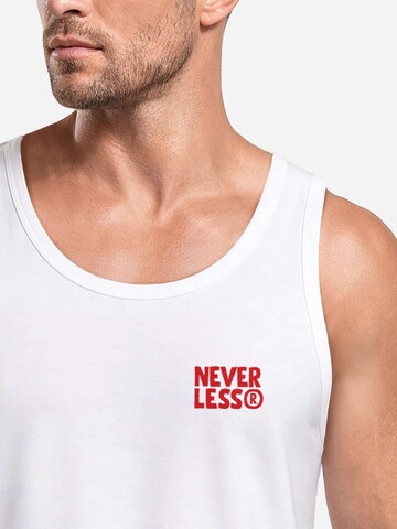Neverless Shirt 'Eat Pasta Ride Fasta' in White