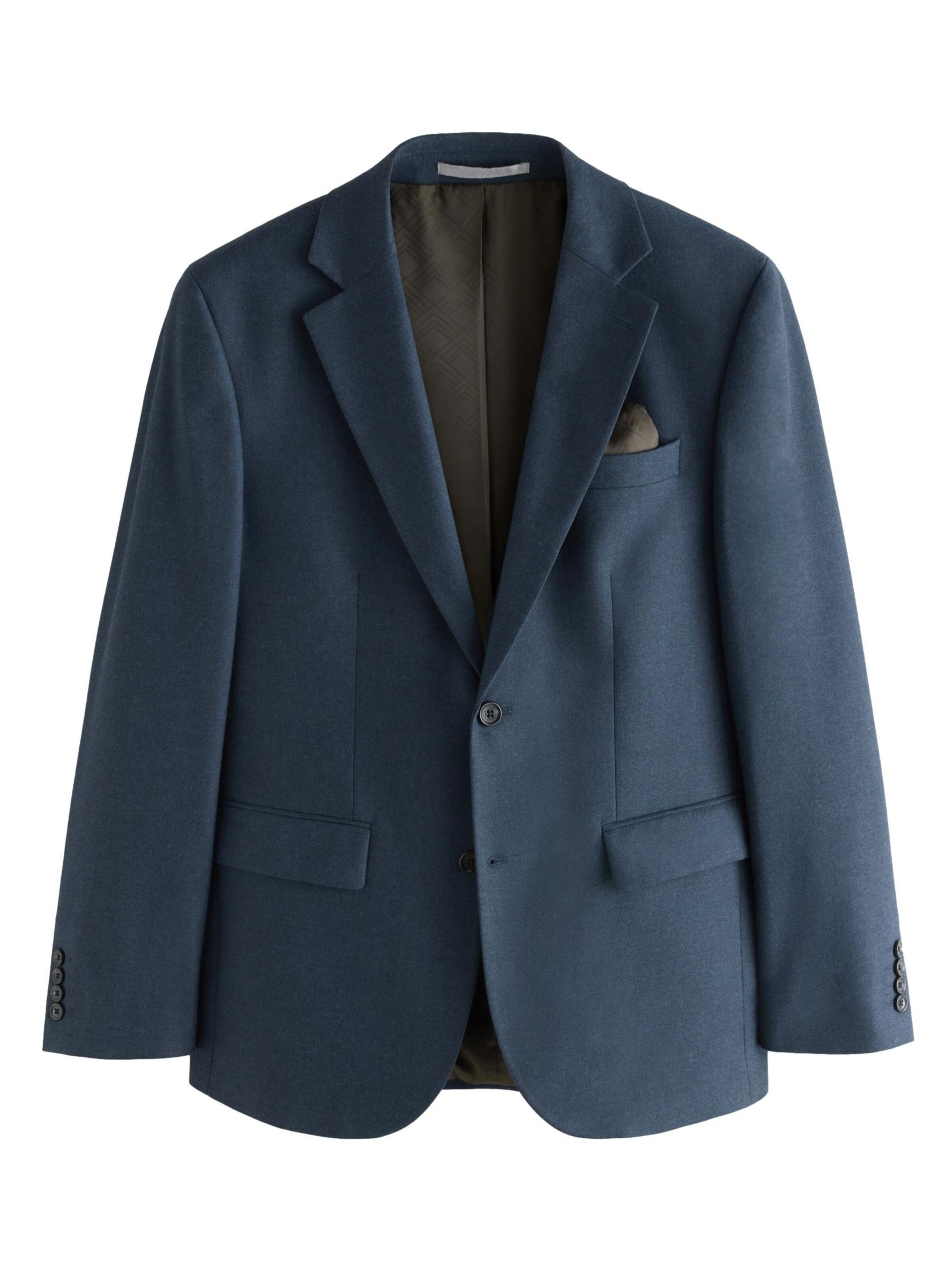 Coupe slim Veste de costume Next en bleu : devant