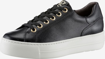 Paul Green Sneakers in Black: front