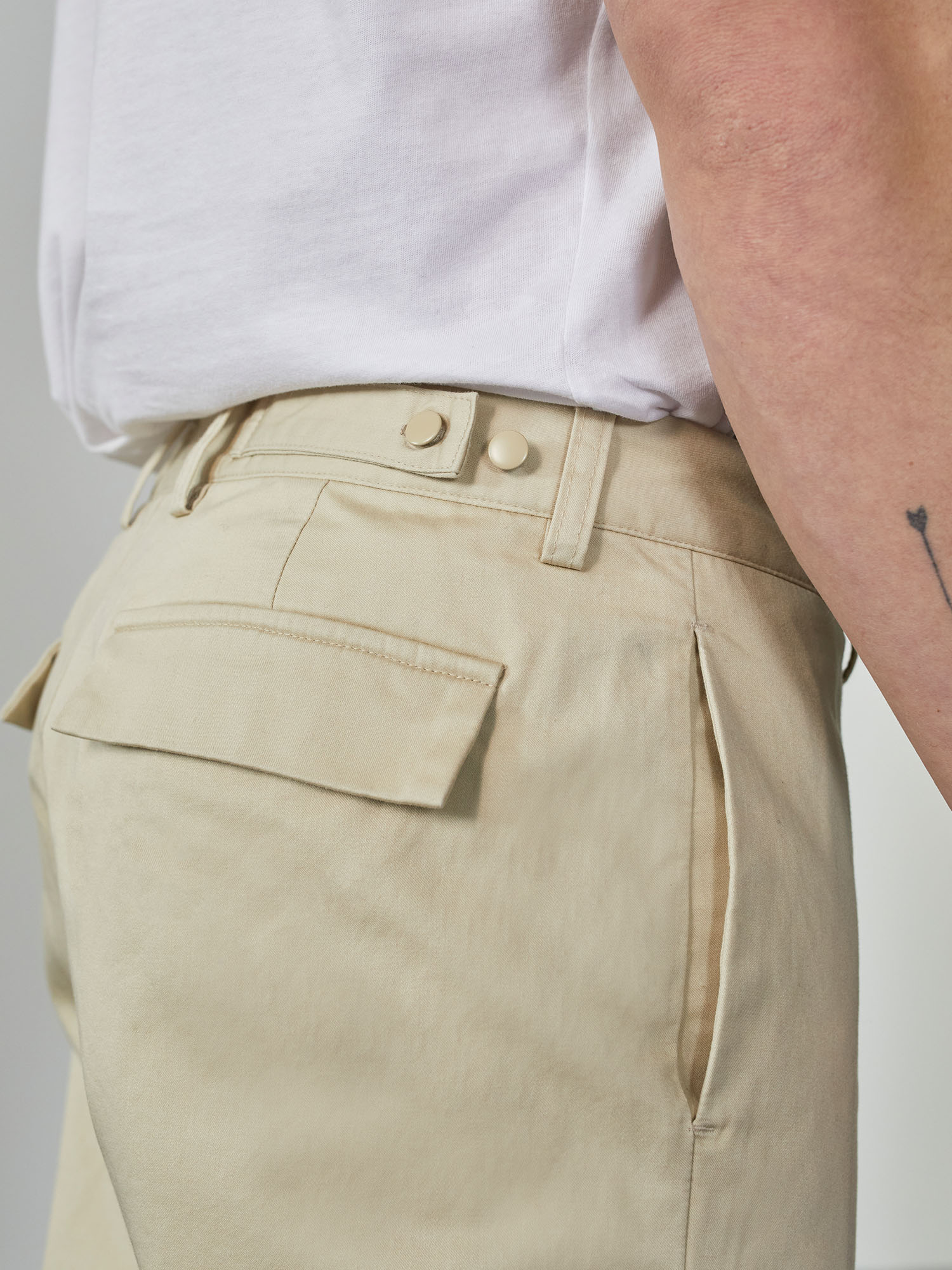 Odzież Spodnie & jeansy DAN FOX APPAREL Bojówki Stanley w kolorze Beżowym 
